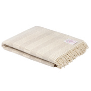 Wolldecke ALPACA NATURAL STRIPE