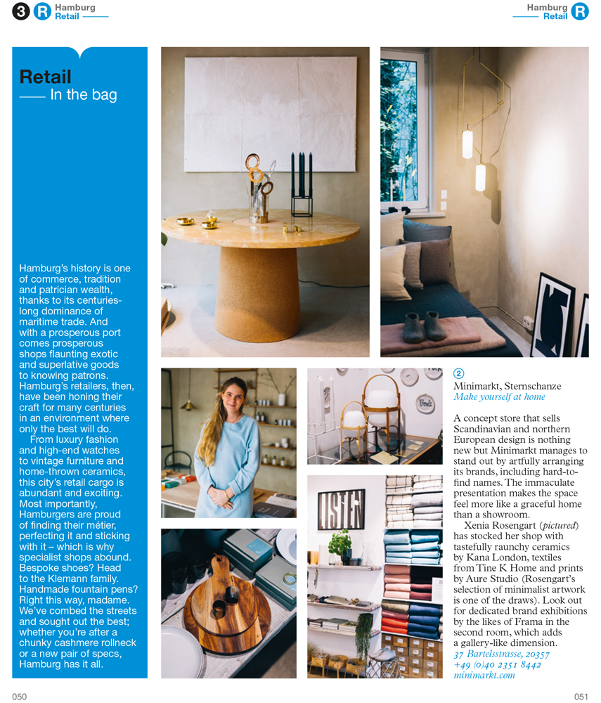 MINIMARKT im Monocle Travel Guide Hamburg