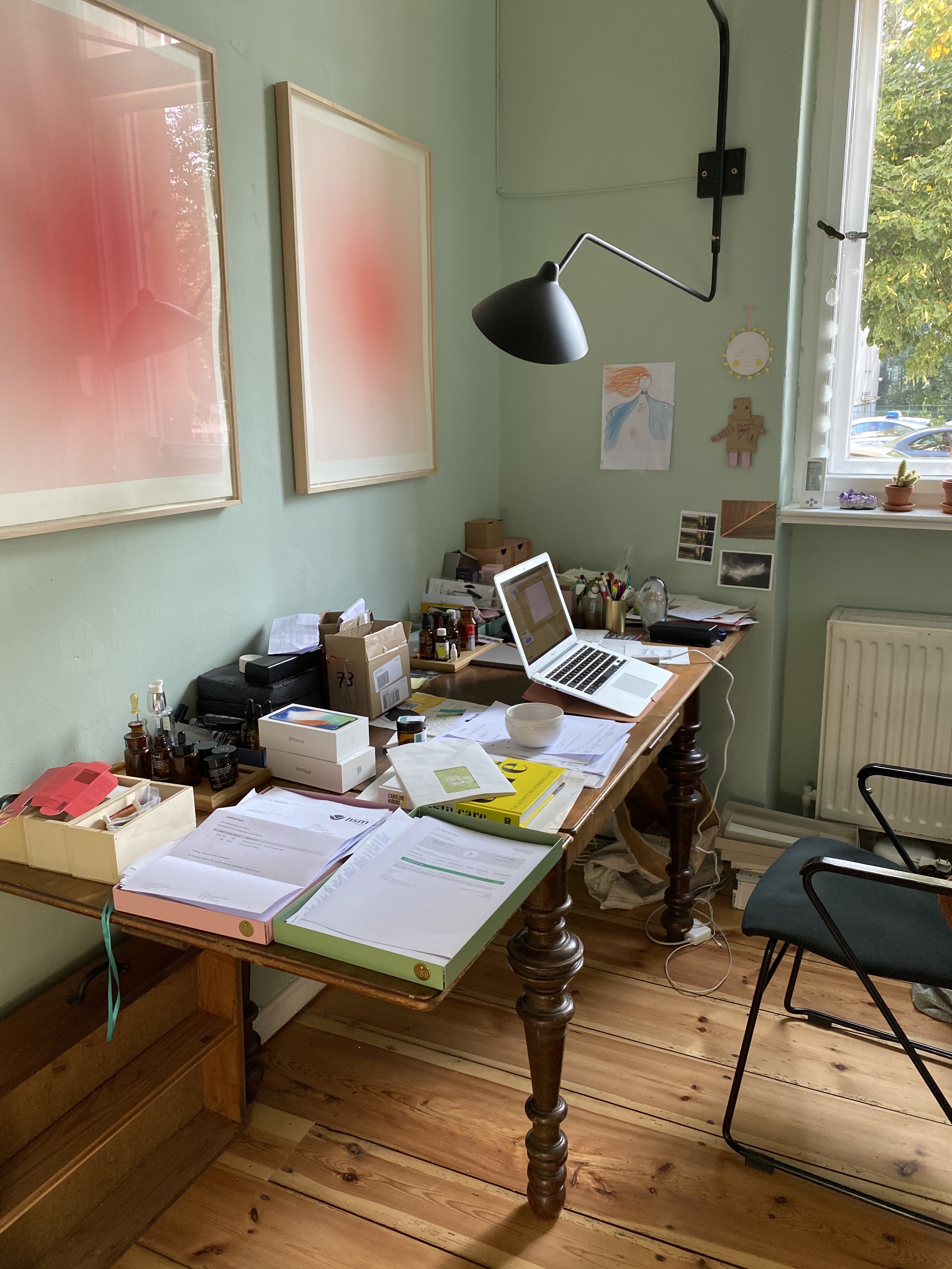 Judiths Arbeitsplatz