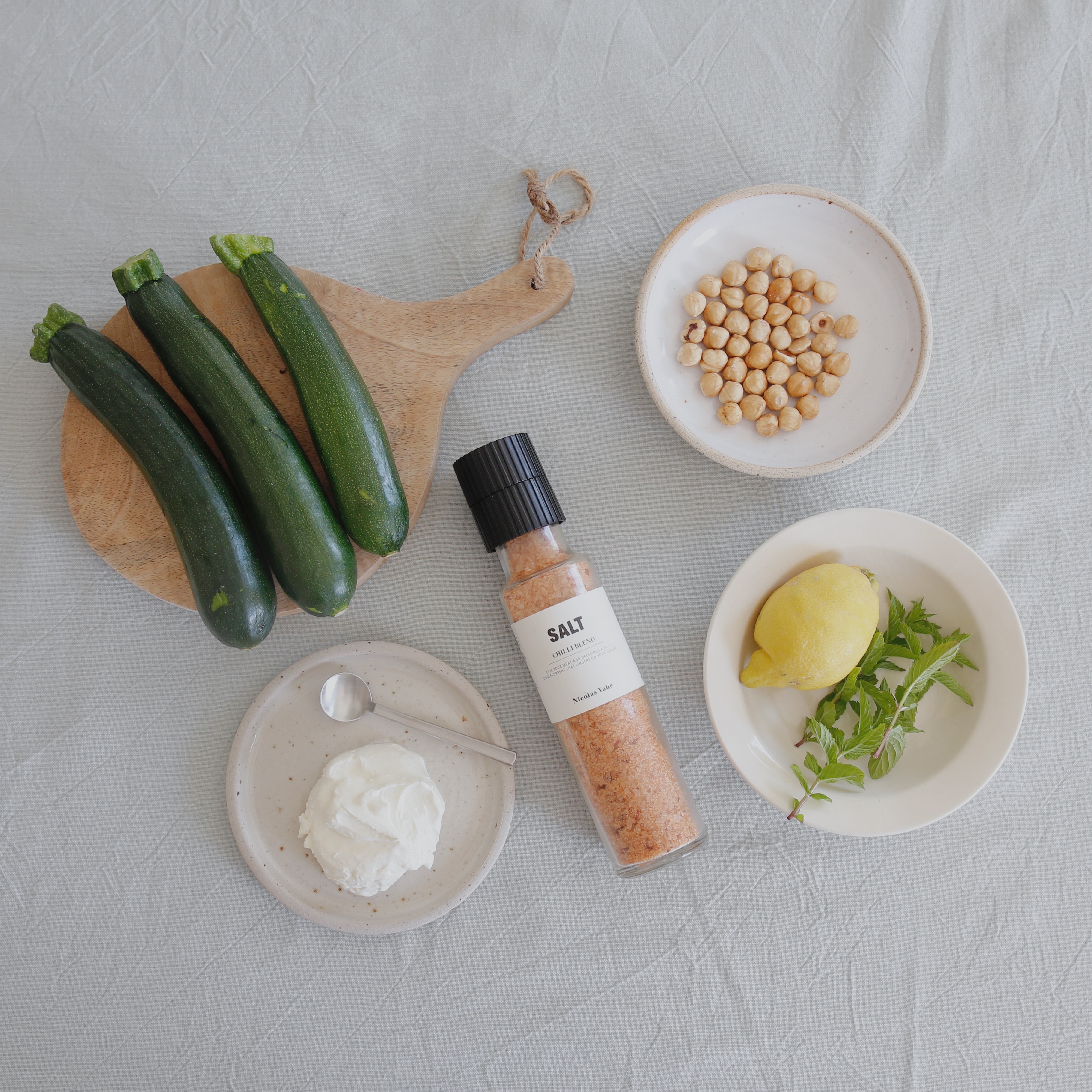 Zucchini mit Zitronenricotta // Christoph Cyll x MINIMARKT